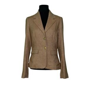 Old Navy shimmery gold long sleeves blazer size Small